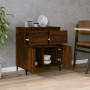 Oak brown plywood sideboard 60x35x70 cm by vidaXL, Sideboards - Ref: Foro24-819691, Price: 69,31 €, Discount: %