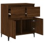 Oak brown plywood sideboard 60x35x70 cm by vidaXL, Sideboards - Ref: Foro24-819691, Price: 69,31 €, Discount: %