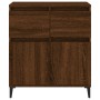 Oak brown plywood sideboard 60x35x70 cm by vidaXL, Sideboards - Ref: Foro24-819691, Price: 69,31 €, Discount: %