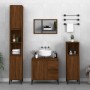 Oak brown plywood bathroom cabinet 30x30x100 cm by vidaXL, Bathroom furniture - Ref: Foro24-819819, Price: 59,19 €, Discount: %