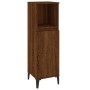 Armario de baño madera contrachapada marrón roble 30x30x100 cm de vidaXL, Muebles de baño - Ref: Foro24-819819, Precio: 59,19...