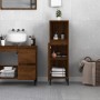 Oak brown plywood bathroom cabinet 30x30x100 cm by vidaXL, Bathroom furniture - Ref: Foro24-819819, Price: 59,19 €, Discount: %