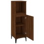 Oak brown plywood bathroom cabinet 30x30x100 cm by vidaXL, Bathroom furniture - Ref: Foro24-819819, Price: 59,19 €, Discount: %