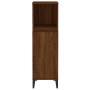 Armario de baño madera contrachapada marrón roble 30x30x100 cm de vidaXL, Muebles de baño - Ref: Foro24-819819, Precio: 59,19...