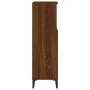 Armario de baño madera contrachapada marrón roble 30x30x100 cm de vidaXL, Muebles de baño - Ref: Foro24-819819, Precio: 59,99...