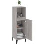 Armario de baño madera contrachapada gris Sonoma 30x30x100 cm de vidaXL, Muebles de baño - Ref: Foro24-819818, Precio: 49,36 ...