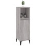 Armario de baño madera contrachapada gris Sonoma 30x30x100 cm de vidaXL, Muebles de baño - Ref: Foro24-819818, Precio: 49,36 ...