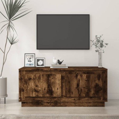 Smoked oak plywood coffee table 102x50x44 cm by vidaXL, Coffee table - Ref: Foro24-819881, Price: 72,29 €, Discount: %