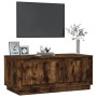 Smoked oak plywood coffee table 102x50x44 cm by vidaXL, Coffee table - Ref: Foro24-819881, Price: 72,29 €, Discount: %