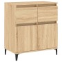 Aparador de madera contrachapada roble Sonoma 60x35x70 cm de vidaXL, Aparadores - Ref: Foro24-819687, Precio: 77,84 €, Descue...