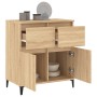 Aparador de madera contrachapada roble Sonoma 60x35x70 cm de vidaXL, Aparadores - Ref: Foro24-819687, Precio: 77,84 €, Descue...