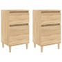 Nightstands 2 pcs sonoma oak color 40x35x70 cm by vidaXL, Nightstands - Ref: Foro24-819699, Price: 95,94 €, Discount: %