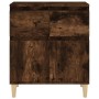 Aparador madera contrachapada color roble ahumado 60x35x70 cm de vidaXL, Aparadores - Ref: Foro24-819681, Precio: 57,52 €, De...