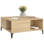 Couchtisch aus Sonoma-Eichensperrholz, 80 x 80 x 36,5 cm von vidaXL, Couchtisch - Ref: Foro24-821103, Preis: 75,98 €, Rabatt: %