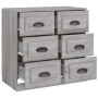 Aparador de madera contrachapada gris Sonoma 70x35,5x67,5 cm de vidaXL, Aparadores - Ref: Foro24-816438, Precio: 113,27 €, De...