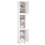 Armario de baño madera contrachapada blanco 30x30x190 cm de vidaXL, Tocadores de baño - Ref: Foro24-819788, Precio: 95,21 €, ...