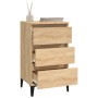 Sonoma oak plywood nightstand 40x35x70 cm by vidaXL, Nightstands - Ref: Foro24-819671, Price: 53,83 €, Discount: %