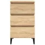 Sonoma oak plywood nightstand 40x35x70 cm by vidaXL, Nightstands - Ref: Foro24-819671, Price: 61,93 €, Discount: %