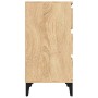 Mesita de noche madera contrachapada roble sonoma 40x35x70 cm de vidaXL, Mesitas de noche - Ref: Foro24-819671, Precio: 53,83...