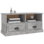 Concrete gray plywood TV cabinet 93x35.5x45 cm by vidaXL, TV Furniture - Ref: Foro24-816468, Price: 62,48 €, Discount: %