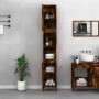 Smoked oak plywood bathroom cabinet 30x30x190 cm by vidaXL, Bathroom furniture - Ref: Foro24-819801, Price: 88,50 €, Discount: %