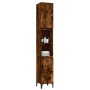 Armario de baño madera contrachapada roble ahumado 30x30x190 cm de vidaXL, Muebles de baño - Ref: Foro24-819801, Precio: 88,5...