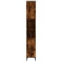 Armario de baño madera contrachapada roble ahumado 30x30x190 cm de vidaXL, Muebles de baño - Ref: Foro24-819801, Precio: 88,5...