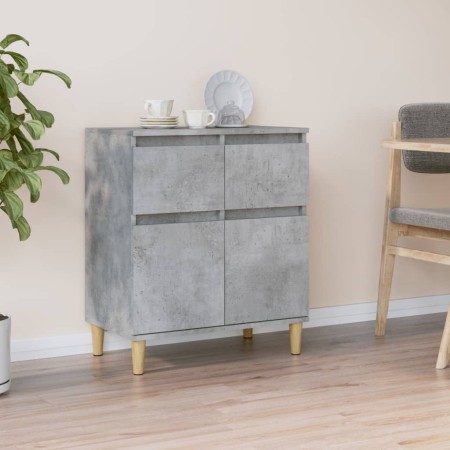 Concrete gray plywood sideboard 60x35x70 cm by vidaXL, Sideboards - Ref: Foro24-819680, Price: 57,99 €, Discount: %