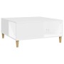 Mesa de centro madera contrachapada blanco 80x80x36,5 cm de vidaXL, Mesas de centro - Ref: Foro24-821092, Precio: 48,17 €, De...