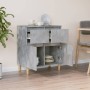 Concrete gray plywood sideboard 60x35x70 cm by vidaXL, Sideboards - Ref: Foro24-819680, Price: 57,99 €, Discount: %