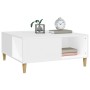 Mesa de centro madera contrachapada blanco 80x80x36,5 cm de vidaXL, Mesas de centro - Ref: Foro24-821092, Precio: 48,17 €, De...