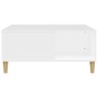 Mesa de centro madera contrachapada blanco 80x80x36,5 cm de vidaXL, Mesas de centro - Ref: Foro24-821092, Precio: 48,17 €, De...