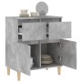 Betongraues Sperrholz-Sideboard 60x35x70 cm von vidaXL, Sideboards - Ref: Foro24-819680, Preis: 58,13 €, Rabatt: %