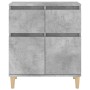 Aparador de madera contrachapada gris hormigón 60x35x70 cm de vidaXL, Aparadores - Ref: Foro24-819680, Precio: 58,13 €, Descu...