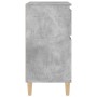 Aparador de madera contrachapada gris hormigón 60x35x70 cm de vidaXL, Aparadores - Ref: Foro24-819680, Precio: 58,13 €, Descu...