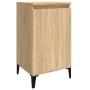 Mesitas de noche 2 uds madera contrachapada roble 40x35x70 cm de vidaXL, Mesitas de noche - Ref: Foro24-819651, Precio: 76,00...