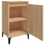 Mesitas de noche 2 uds madera contrachapada roble 40x35x70 cm de vidaXL, Mesitas de noche - Ref: Foro24-819651, Precio: 76,00...