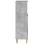 Armario de baño madera contrachapada gris hormigón 30x30x100 cm de vidaXL, Muebles de baño - Ref: Foro24-819808, Precio: 54,3...