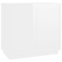 Glossy white plywood sideboard 80x34x75 cm by vidaXL, Sideboards - Ref: Foro24-819886, Price: 109,95 €, Discount: %