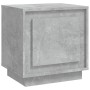 Concrete gray plywood bedside table 44x35x45 cm by vidaXL, Nightstands - Ref: Foro24-819844, Price: 34,80 €, Discount: %