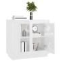 Glossy white plywood sideboard 80x34x75 cm by vidaXL, Sideboards - Ref: Foro24-819886, Price: 109,95 €, Discount: %