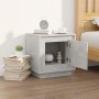 Concrete gray plywood bedside table 44x35x45 cm by vidaXL, Nightstands - Ref: Foro24-819844, Price: 34,80 €, Discount: %