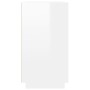 Glossy white plywood sideboard 80x34x75 cm by vidaXL, Sideboards - Ref: Foro24-819886, Price: 109,95 €, Discount: %