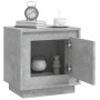 Concrete gray plywood bedside table 44x35x45 cm by vidaXL, Nightstands - Ref: Foro24-819844, Price: 34,80 €, Discount: %