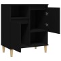 Black plywood sideboard 60x35x70 cm by vidaXL, Sideboards - Ref: Foro24-821141, Price: 85,99 €, Discount: %