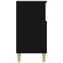 Aparador de madera contrachapada negro 60x35x70 cm de vidaXL, Aparadores - Ref: Foro24-821141, Precio: 86,56 €, Descuento: %