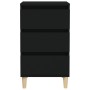 Mesita de noche madera contrachapada negro 40x35x70 cm de vidaXL, Mesitas de noche - Ref: Foro24-819661, Precio: 47,84 €, Des...