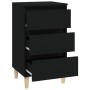 Mesita de noche madera contrachapada negro 40x35x70 cm de vidaXL, Mesitas de noche - Ref: Foro24-819661, Precio: 47,84 €, Des...