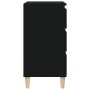 Mesita de noche madera contrachapada negro 40x35x70 cm de vidaXL, Mesitas de noche - Ref: Foro24-819661, Precio: 47,84 €, Des...