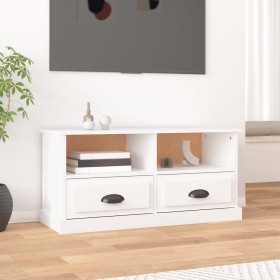 Mueble para TV madera contrachapada blanco 93x35,5x45 cm de vidaXL, Muebles TV - Ref: Foro24-816464, Precio: 64,99 €, Descuen...